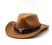 Western Cowboy Hat Woolen Jazz Male Ladies' National Style