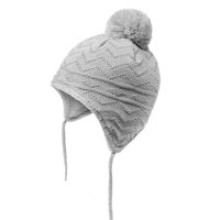 Children's Winter Knitted Cotton And Fleece Warm Cotton Hat