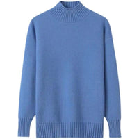 Womens One-Piece Fleece Mock-Neck Sweater