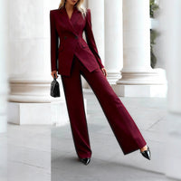 Autumn Women's Suit Double-Breasted Long-Sleeve Coat
