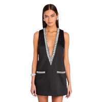 Hot-stone Multi-color Sleeveless Dress