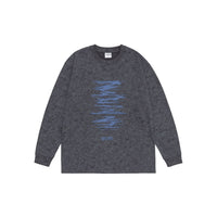 Men's American Retro Crew Neck Long-sleeved T-shirt
