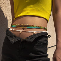 Boho Multi-Layer Colorful Beaded Waist Chain