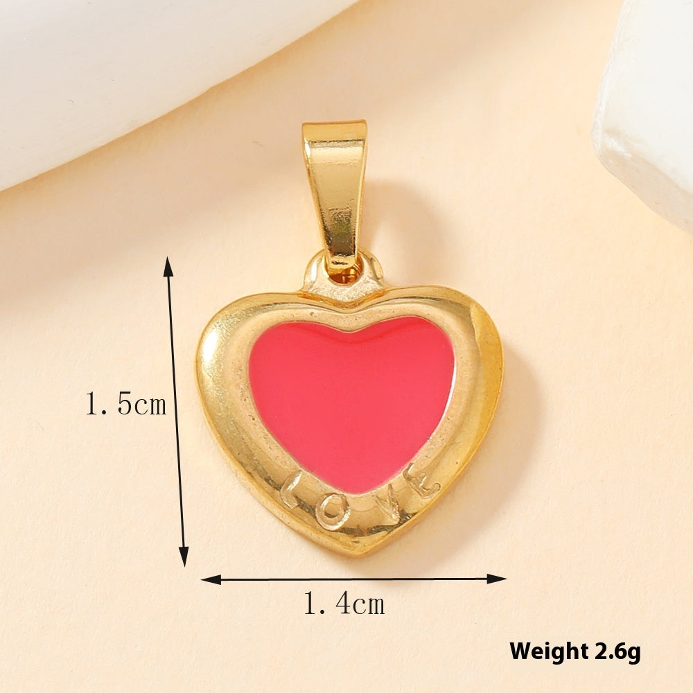 Single Pendant Fashion Stainless Steel Casting Ornament Drops Of Oil