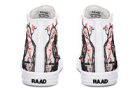 Fashion Printed Couple High Top Canvas Shoes
