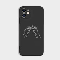 Elegant line mobile phone case