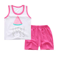 Children's cotton sleeveless vest