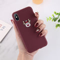 Christmas frosted phone case
