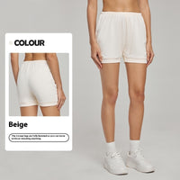 Solid Color Cotton Loose Breathable Workout Shorts