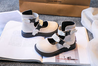 Tiger Squad Leader Girl Korean Style Middle Cut Martin Boots Student Casual Shoes