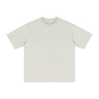 Street Long-staple Cotton Solid Color Short Sleeve