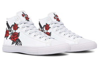 Fashion Printed Couple High Top Canvas Shoes