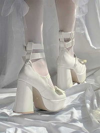 Stylish Pumps Round Toe Bowknot Fairy