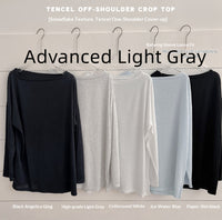 Tencel Sun-protective Tunic Loose Fit With Dropped Shoulders Casual And Slimming Slightly Sheer And Lightweight