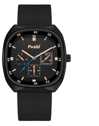 Internet Celebrity Live Student Large Dial Silicone Sports Casual Quartz Watch