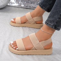 Women's Fashionable Flat Wedge Beach Sandals