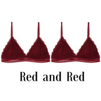 Sexy triangle cup bra
