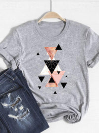 Geometric Printed Summer Short Sleeve