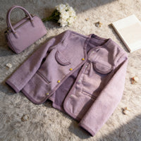 Color-Block Versatile Chic Short Coat In The