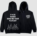 European Size Drop-shoulder Sleeve Casual Sports Hoodie Sweater