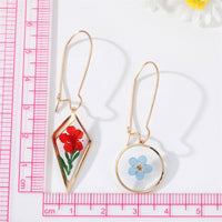 Creative Dried Flowers Ear Ring Simple Preserved Fresh Flower Eardrops