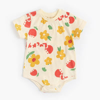 Summer Cartoon Animal Baby Onesie Short Sleeve