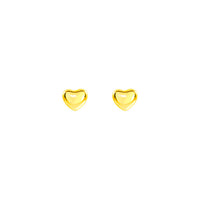 Ear-caring Peach Heart Three-dimensional Ear Rings