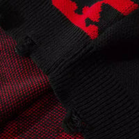 Dark American Sweater Heart Graffiti Sweater