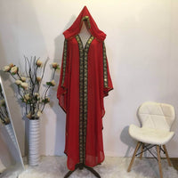 New Fashion Elegant Loose Muslim Robe Dress