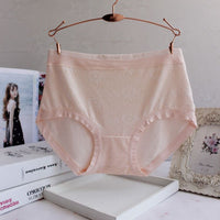 Large Size Ladies' Underwear Mid-high Waist Breathable Middle-aged Mom Briefs