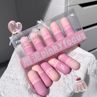 PinkyFocus Capsules Lip Mud Suit Matte Finish Velvet