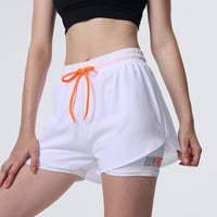 Anti-exposure Yoga Pants Casual Quick-drying Running Breathable Fake Two-piece Fitness Pants