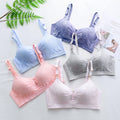 Nursing Double Button Push Up Anti Sagging Bra