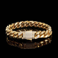 European And American Hip-hop Stainless Steel Cuban Chain