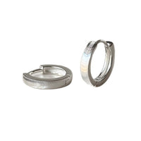Minimalist Wire-drawn Hoop Earrings For Womenlight Luxury