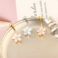 Exquisite Zircon Belly Button Ring