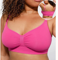 Wireless Supportive Shaping Bra With Adjustable Shoulder Straps