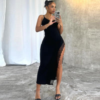 New Arrival Street-Style Sexy Slim-Fit Long Slip Dress