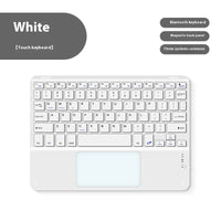 Bluetooth Keyboard With Touch For Mobile Phone Tablet Wireless Rechargeable