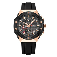 Men's Six-pin Tape Quartz Watch