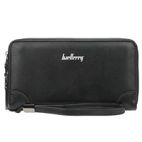 Men's Casual Double Zip Hand-held Large Capacity Multiple Card Slots Wallet