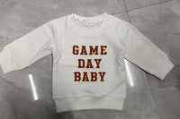 Alphabet Print Sweatshirt Children's Long Sleeves