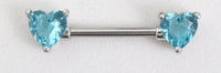 Stainless Steel Studded Tongue Nail Breast