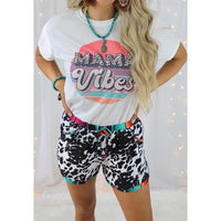 Leopard Print Sports Casual Shorts For Women