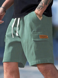 American Men's Striped Loose Casual Shorts