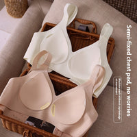 Plus Size Underwear Women's Big Chest And Small Jelly Stick Soft Support