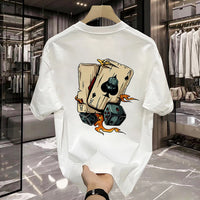Heavy Cotton Printed Men's Short-sleeved T-shirt