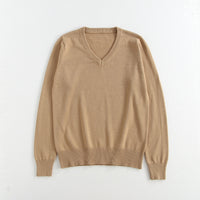 School-supplied Dark Gray Long-sleeve Knit Top