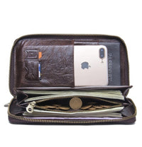 Black Angel Factory Source Layer Cowhide Men's Money