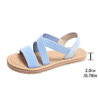 Women's Elastic Band Casual Student Plus Size Beach Roman Sandals